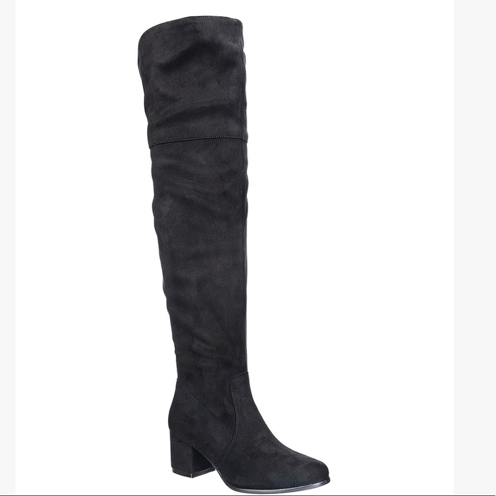 Women size 11 black over the knee boots